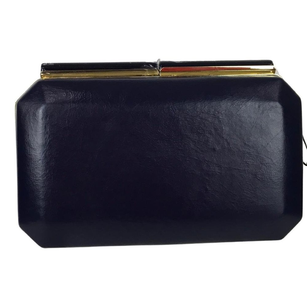 NWT BCBG MAXAZRIA Women's Envelope Crossbody Bag Navy Blue Sz S